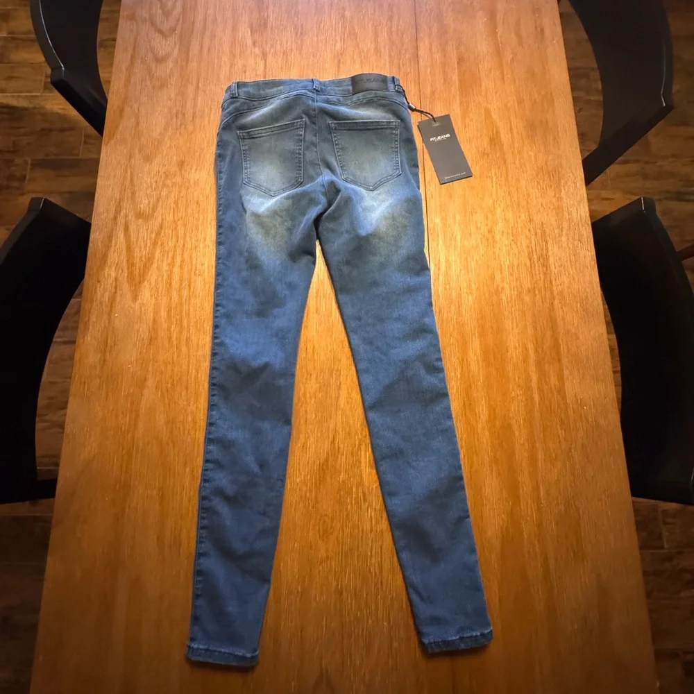 FITJEANS Women's Skinny Jeans in Blue - Picture 6 of 6